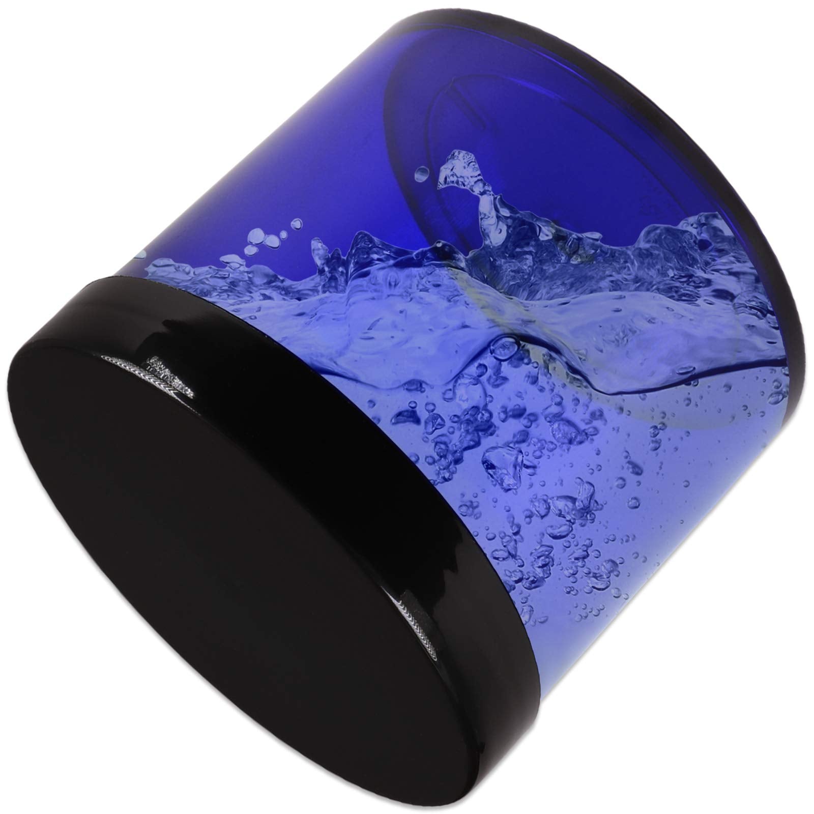 Beauticom 10 Oz. (300G /300Ml) Thick Wall Round Leak Proof Clear Acrylic Jars With Clear Lids For Beauty, Cream, Salves, Scrubs